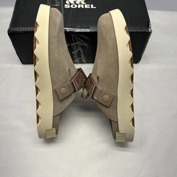 Sorel Vibe Clog Slip On Taupe Adjustable Strap Non Slip Size 8.5 Women NEW - Picture 5 of 9